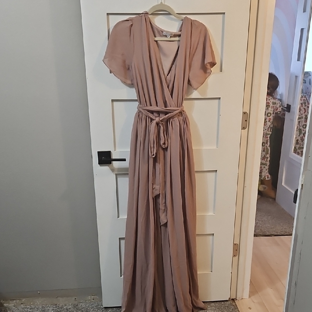 Baltic Born Dusty Pink Maxi Dress